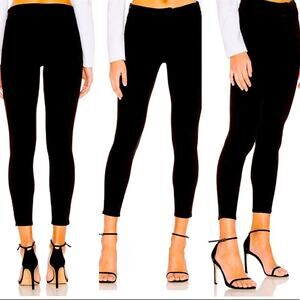 L'AGENCE Margot High Rise Skinny Jean in Noir 24